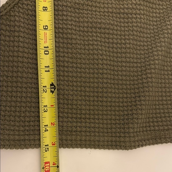 SHEIN Green Ribbed Asymmetrical Bodycon Top & Skirt #448 - Picture 8 of 10